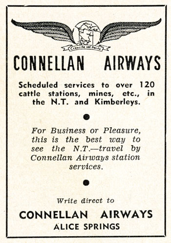 Connellan Airways ad